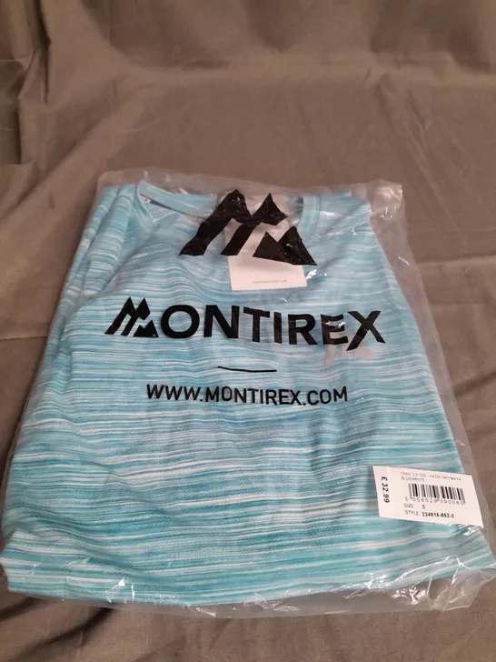 MONTIREX NEON BLUE T-SHIRT SIZE S