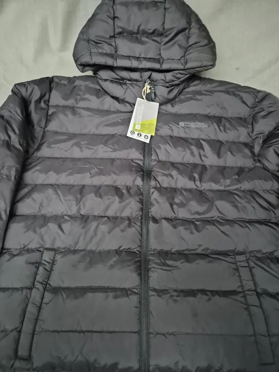 MOUNTAIN WAREHOUSE SEASONS II PADDED JACKED IN BLACK SIZE LARGE