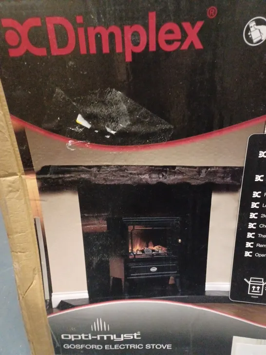 DIMPLEX OPTI-MYST GOSFORD ELECTRIC STOVE 