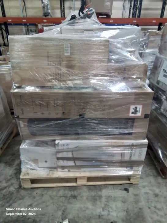 PALLET OF APPROXIMATELY 20 UNPROCESSED RAW RETURN HOUSEHOLD AND ELECTRICAL GOODS TO INCLUDE;