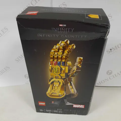 BOXED LEGO 76191 MARVEL STUDIOS THE INFINITY SAGA INFINITY GAUNTLET