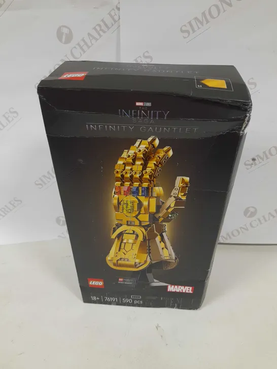 BOXED LEGO 76191 MARVEL STUDIOS THE INFINITY SAGA INFINITY GAUNTLET