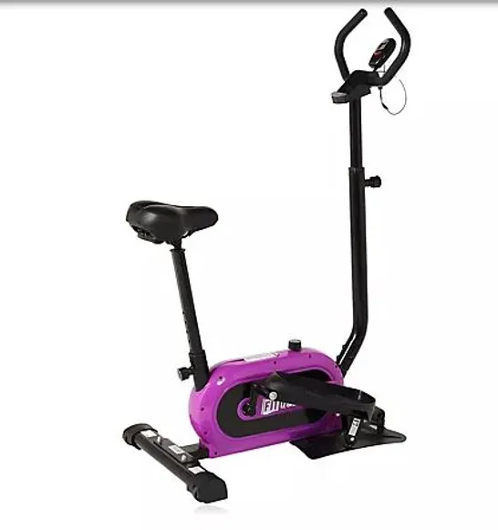 FITQUEST 2 IN 1 ELLIPTICAL STEPPER PURPLE