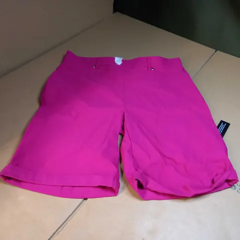 ROMAN HOT PINK STRETCH SHORTS - SIZE 12