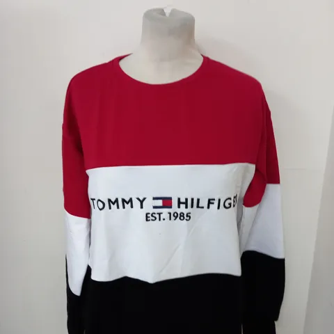 TOMMY HILFIGER LOGO CASUAL SHIRT SIZE S 
