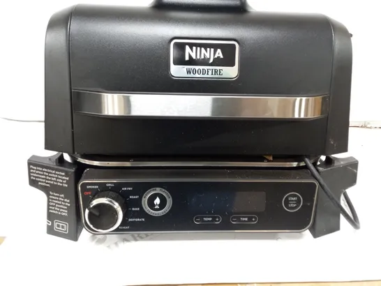 BOXED NINJA WOODFIRE ELECTRIC BBQ GRILL & SMOKER OG701UKQ