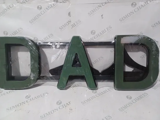 BOXED SPICER DESIGNS BIODEGRADABLE FOAM - "DAD" TRIBUTE FRAME