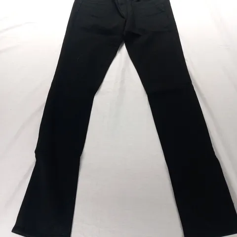 J BRAND THE PENCIL LEG SLIM FIT LOW-RISE BLACK JEANS SIZE 32