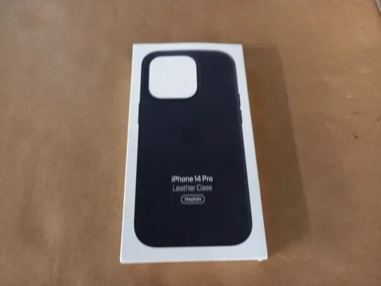 IPHONE 14 PRO LEATHER CASE IN MIDNIGHT