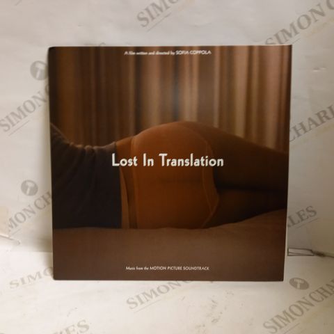 LOST ION TRANSLATION SOUNDTRACK VINYL ALBUM