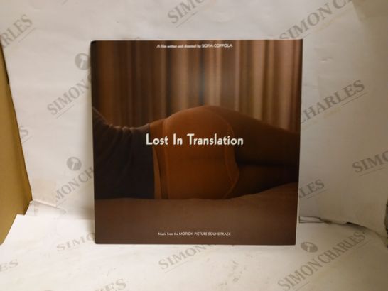 LOST ION TRANSLATION SOUNDTRACK VINYL ALBUM