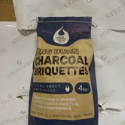 CHARCOAL BRIQUETTES 4KG BY THE GREEN OLIVE FIREWOOD COMPANY