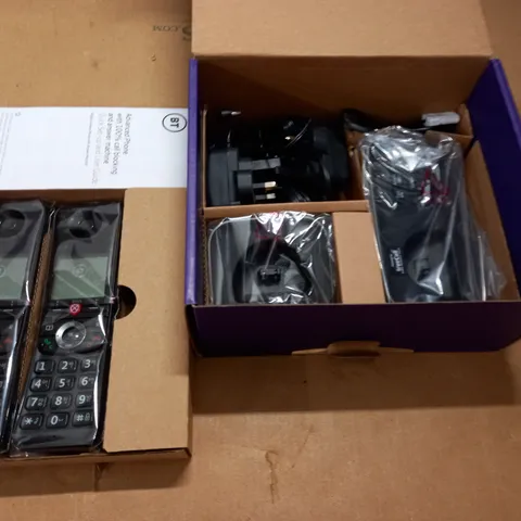 BOXED BT ADVANCED TWO HANDSET HOME PHONE SET