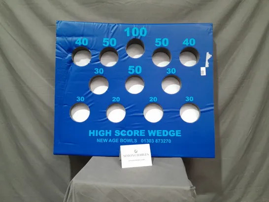 BOWLS HIGH SCORE WEDGE