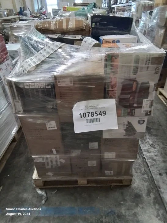 PALLET OF APPROXIMATELY 36 UNPROCESSED RAW RETURN HOUSEHOLD AND ELECTRICAL GOODS TO INCLUDE;