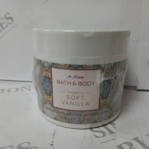 SEALED M.ASAM® BATH & BODY SOFT VANILLA BODY PEELING 600G