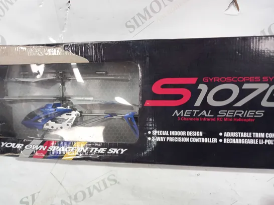 GYROSCOPES SYSTEM 107G METAL SERIES RC MINI HELICOPTER