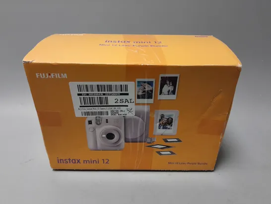 FUJIFILM INSTAX MINI 12 LILAC PURPLE BUNDLE RRP £129.99