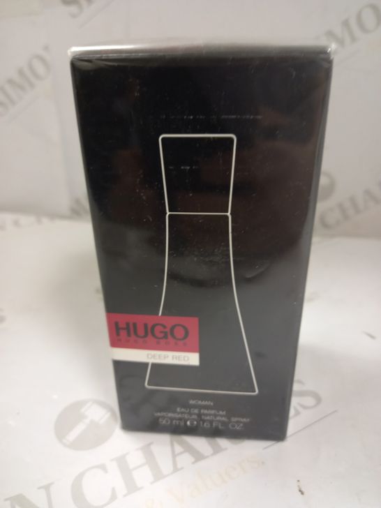 BOXED HUGO BOSS "DEEP RED" WOMAN EAU DE PARFUM 50ML