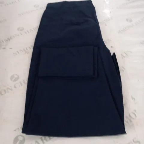 MAISON DE NIMES BENGALINE STRETCH CAPRI NAVY TROUSERS SIZE M