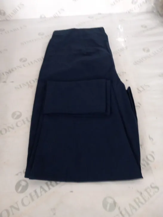 MAISON DE NIMES BENGALINE STRETCH CAPRI NAVY TROUSERS SIZE M