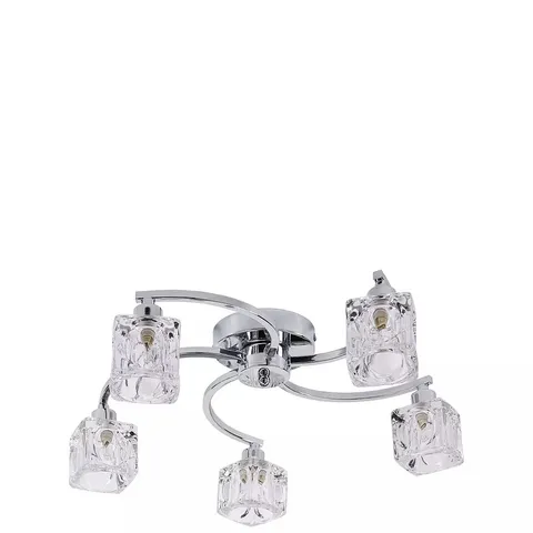 5 LIGHT ICE CUBE CEILING LIGHT 