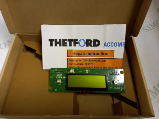 THETFORD DISPLAYBOARD LCD - 626972