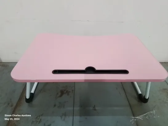 SMALL PINK LAPTOP  DESK 