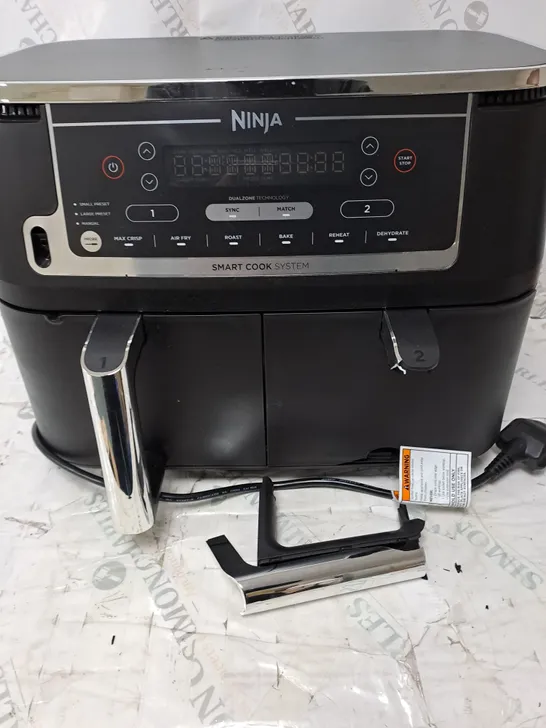 BOXED NINJA FOODI MAX 9.5L DUAL ZONE AIRFRYER AF451UK