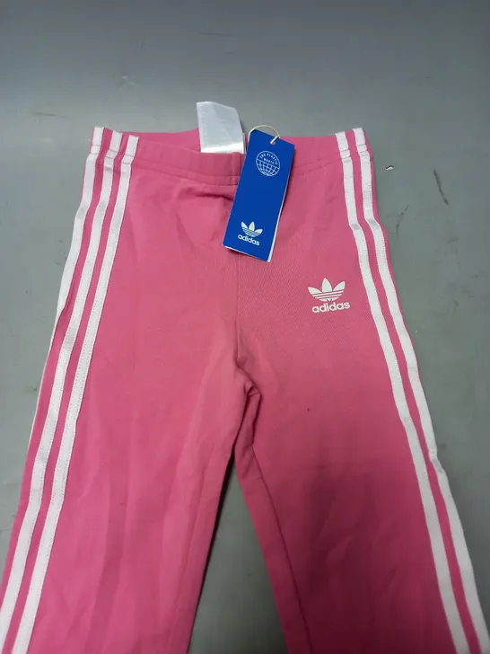 ADIDAS PINK LEGGINGS - 3-4 YEARS