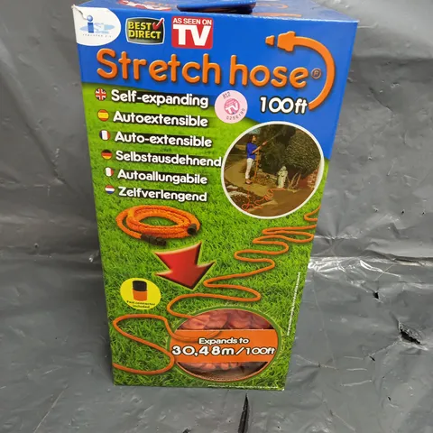 BOX OF APPROX 12 BEST DIRECT STRETCH HOSES IN ORANGE 