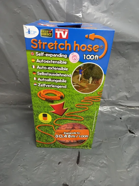 BOX OF APPROX 12 BEST DIRECT STRETCH HOSES IN ORANGE 