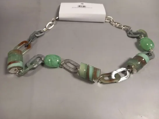 BRAND NEW BROWN PEPPER HANDBAGS JEWELLERY CONNECTION UK GREEN VS GREEN NECKLACE