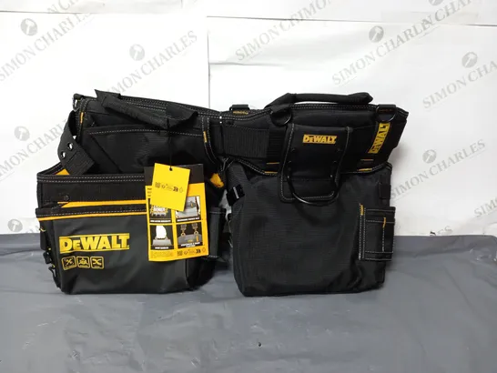 DEWALT PROFESSIONAL TOOL RIG ADJUSTABLE SIZE BLACK