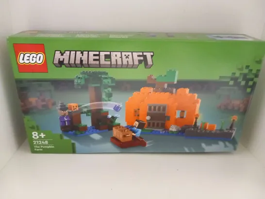 BOXED LEGO MINECRAFT 21248 THE PUMPKIN FARM