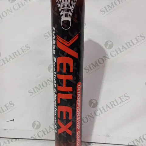 YEHLEX CHAMPIONSHIP GRADE GOOSE FEATHER SHUTTLECOCKS