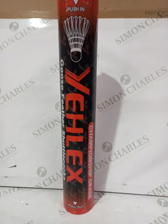 YEHLEX CHAMPIONSHIP GRADE GOOSE FEATHER SHUTTLECOCKS