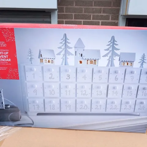 PALLET OF APPROXIMATELY 68 BRAND NEW BOXED BATTERY OPERATED LIGHT UP ADVENT CALENDARS