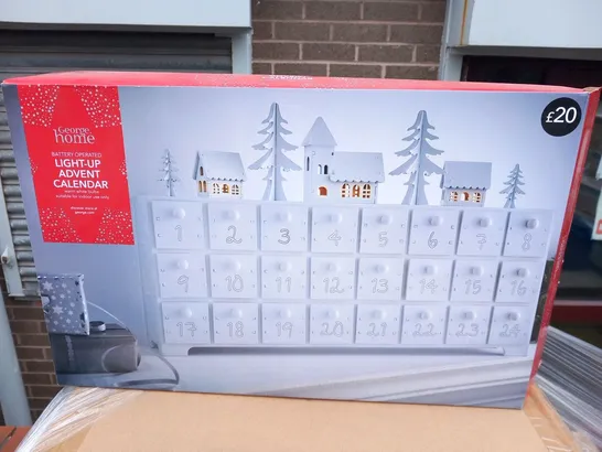 PALLET OF APPROXIMATELY 68 BRAND NEW BOXED BATTERY OPERATED LIGHT UP ADVENT CALENDARS