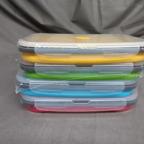 SET OF 4 ANNAKIN COLLAPSIBLE FOOD STORAGE CONTAINERS