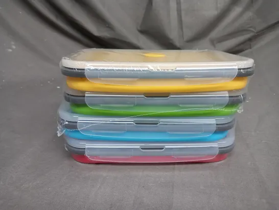 SET OF 4 ANNAKIN COLLAPSIBLE FOOD STORAGE CONTAINERS