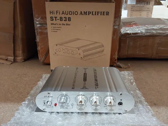 BRAND NEW BOXED ST-838 HI-FI AUDIO AMPLIFIER (1 BOX)