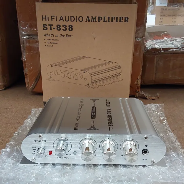 ST-838 HI-FI AUDIO AMPLIFIER (1 BOX) 4755599-Simon Charles Auctioneers