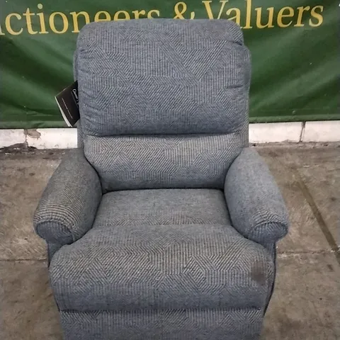 QUALITY BRITISH DESIGNED & MANUFACTURED G PLAN ARMCHAIR DARK GREY FABRIC 