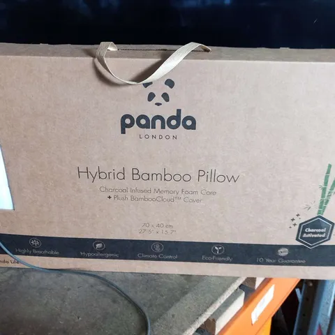 PANDA LONDON HYBRID BAMBOO PILLOW - WHITE