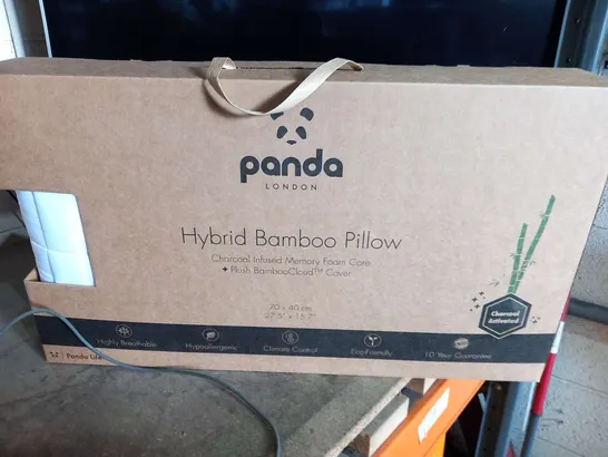 PANDA LONDON HYBRID BAMBOO PILLOW - WHITE