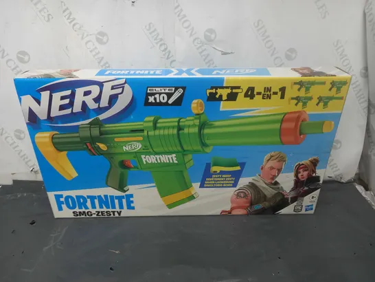 BOXED NERF X FORTNITE SMG-ZESTY 