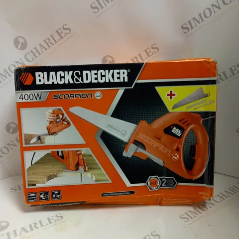 BOXED BLACK & DECKER 400W SCORPION ELECTRIC SAW