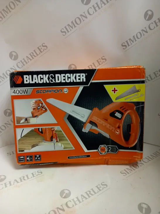 BOXED BLACK & DECKER 400W SCORPION ELECTRIC SAW