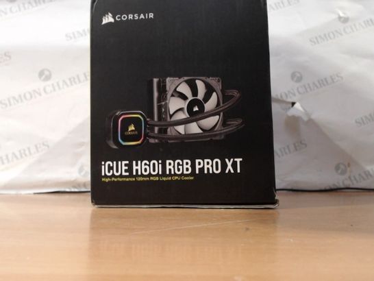 CORSAIR ICUE H60I RGB PRO XT LIQUID CPU COOLER